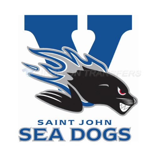 Saint John Sea Dogs Iron-on Stickers (Heat Transfers)NO.7463